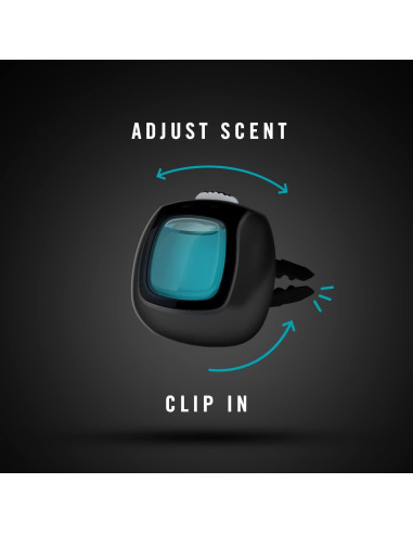 Febreze Ambientador de Auto Clip Ventilación Unstopables 3 Piezas