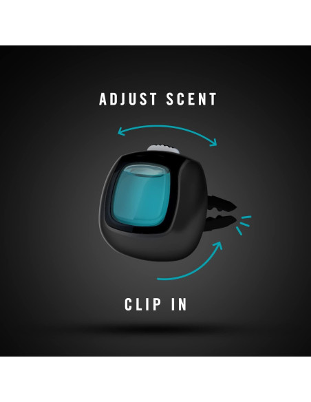 Febreze Ambientador de Auto Clip Ventilación Unstopables 3 Piezas