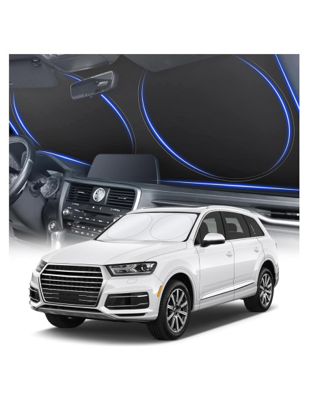 Protector Solar Plegable JUSTTOP para Coche 160x89 cm Protector Solar Plegable JUSTTOP para Coche 160x89 cm