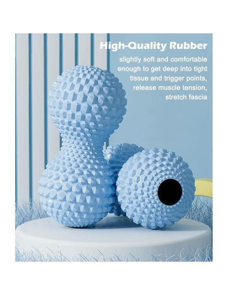 Bola de Masaje de Cacahuate KITWILD - Terapia Física y Liberación Miofascial