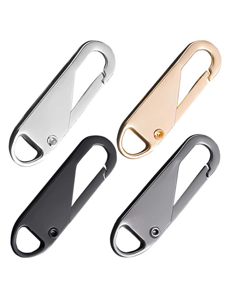 Tiradores de Cremallera UDDITXIDT 4 PCS Reemplazo Mango Duradero