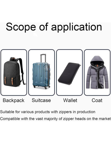 Tiradores de Cremallera UDDITXIDT 4 PCS Reemplazo Mango Duradero