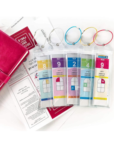 Soporte de Etiqueta de Equipaje Jollyants para Cruceros 2025 - Paquete de 5