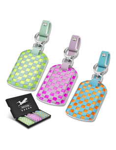 Etiquetas de Equipaje de Cuero FELLOWEAN - Paquete de 3