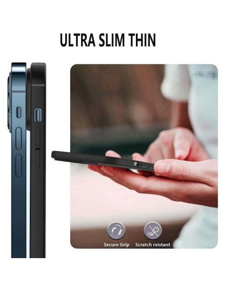 Funda Bumper ZERMU para iPhone 12 Mini TPU Protección Completa Funda Bumper ZERMU para iPhone 12 Mini TPU Protección Completa