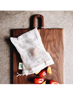 Bolsas de Malla Reutilizables Organic Cotton Mart - 100% Algodón 2