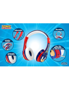 Auriculares Bluetooth eKids Sonic The Hedgehog para Niños 2