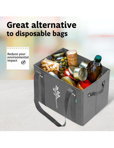 Bolsas de Compras Reutilizables Green Bulldog 3 Piezas 29.48 kg