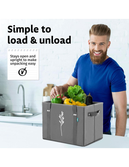 Bolsas de Compras Reutilizables Green Bulldog 3 Piezas 29.48 kg