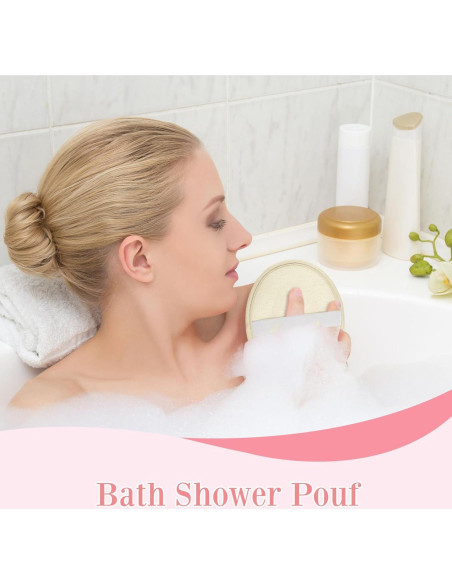 Esponjas de Ducha Exfoliantes Boao - 3 Piezas Suaves