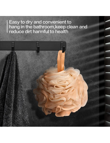 Esponjas de Baño Loofah Fishent - 4 Piezas Exfoliantes 50g