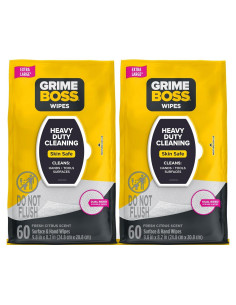 Toallitas Grime Boss 120ct para Manos y Superficies - Alta Dureza