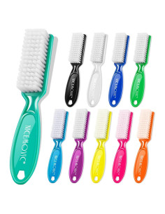 Kit de 10 Cepillos de Uñas NICEMOVIC - Limpieza Manos y Pies