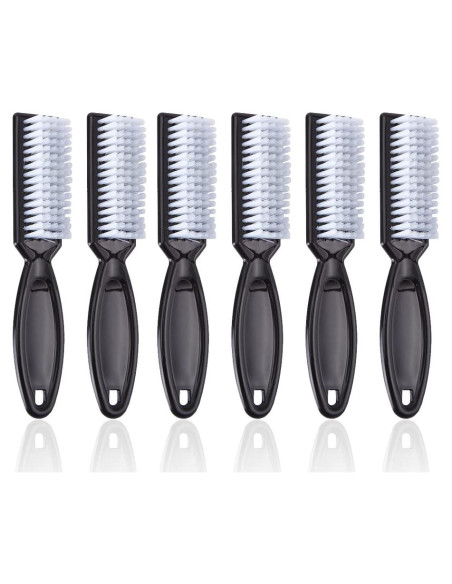 6 Cepillos Limpiadores de Uñas SQULIGT con Mango Agarre Negro 6 Cepillos Limpiadores de Uñas SQULIGT con Mango Agarre Negro
