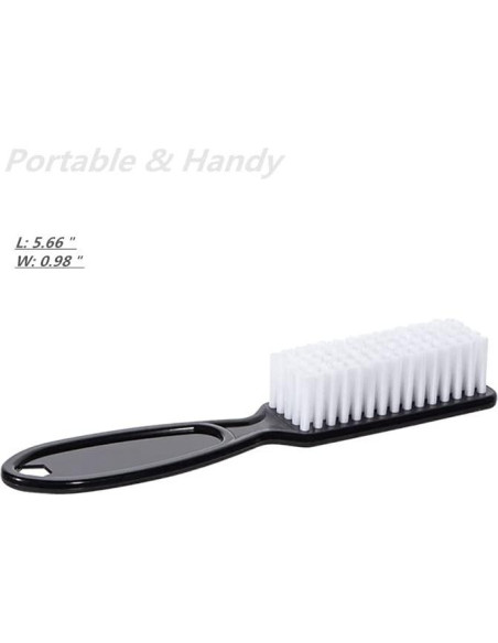 6 Cepillos Limpiadores de Uñas SQULIGT con Mango Agarre Negro 6 Cepillos Limpiadores de Uñas SQULIGT con Mango Agarre Negro