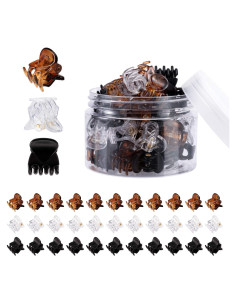 Clips de Garra de Cabello YOHAMA 36 Pcs 1.27 cm 3 Colores