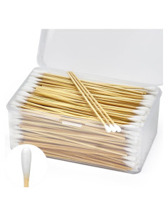 500 Bastones de Algodón ElELing 15.24 cm en Caja Almacenamiento