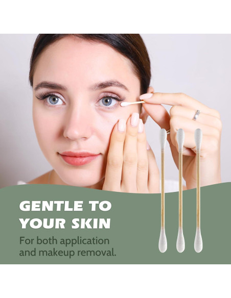 Hisopos de Algodón de Bambú Isshah - 2000 Unidades Eco Amigables Hisopos de Algodón de Bambú Isshah - 2000 Unidades Eco Amigables