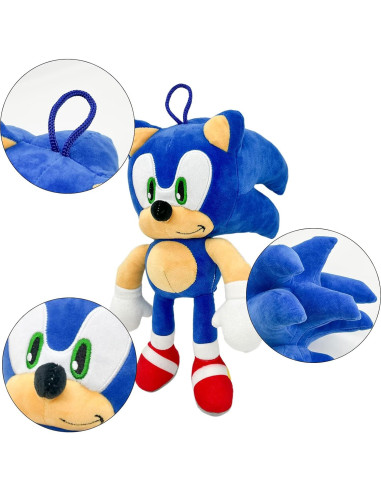Muñeco de Peluche Sonic 15 cm - Juguete SHIRIA para Niños