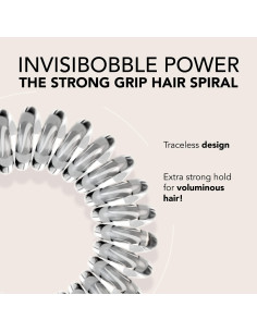 Invisibobble Power - 5 Gomas de Pelo Transparentes Cristal 2