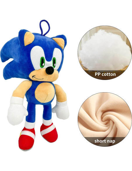 Muñeco de Peluche Sonic 15 cm - Juguete SHIRIA para Niños
