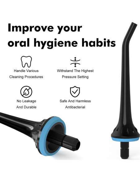 Puntas de Reemplazo para Irrigador Dental Cordro - 3 Piezas