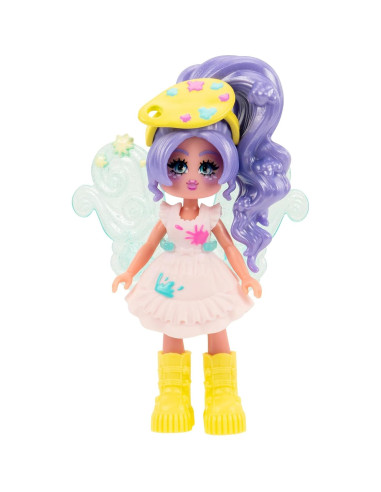 Muñeca Royale High 3" con 15 Accesorios y Alas Anillo