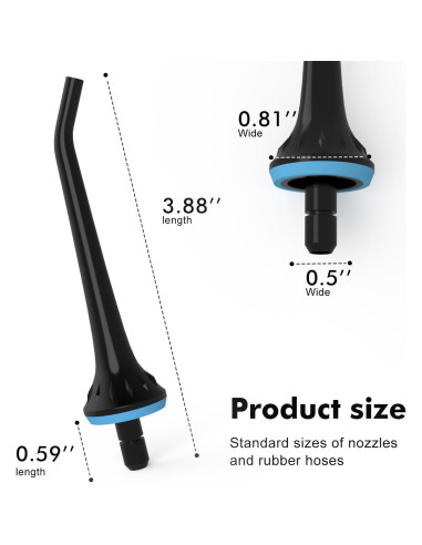 Puntas de Reemplazo para Irrigador Dental Cordro - 3 Piezas