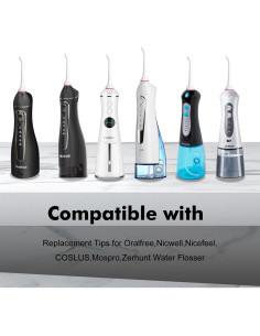 Boquillas de Reemplazo para Irrigador Dental Cordro - 3 Piezas 2