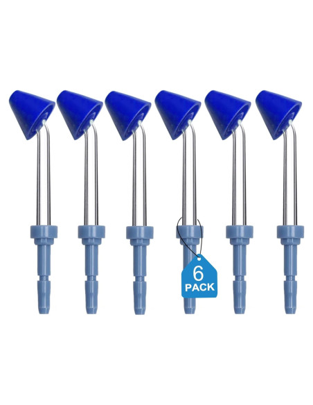 Puntas de Reemplazo para Irrigador Oral Waterpik - 6 Unidades