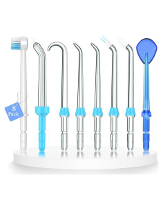 Consejos de Reemplazo Waterpik - 8 Piezas para Irrigador Dental