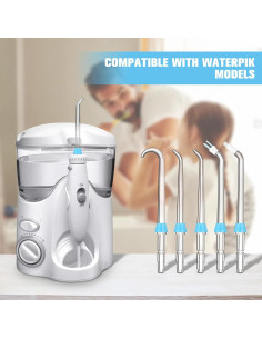 Consejos de Reemplazo Waterpik - 8 Piezas para Irrigador Dental 2
