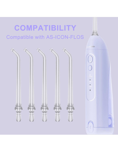 Cabezal de Reemplazo AquaSonic Icon - 5 Puntas Clásicas
