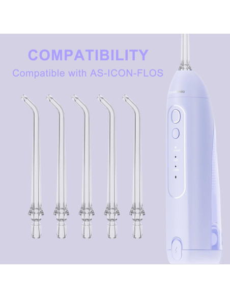 Cabezal de Reemplazo AquaSonic Icon - 5 Puntas Clásicas