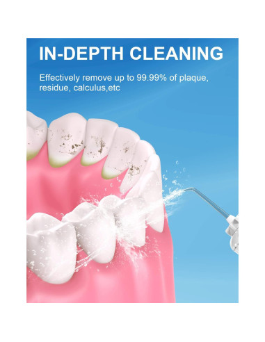 Juego de 10 Puntas de Repuesto MySmile para Irrigador Oral