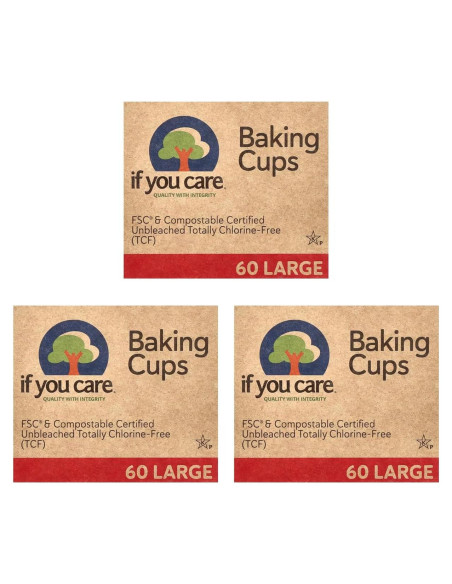 Tazas de Hornear Sin Blanquear Alere 60 Unidades x 3 Paquetes Tazas de Hornear Sin Blanquear Alere 60 Unidades x 3 Paquetes