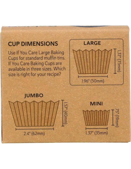 Tazas de Hornear Sin Blanquear Alere 60 Unidades x 3 Paquetes Tazas de Hornear Sin Blanquear Alere 60 Unidades x 3 Paquetes