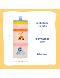 Contenedores apilables Whiskware Disney Winnie Pooh 3 tazas 2