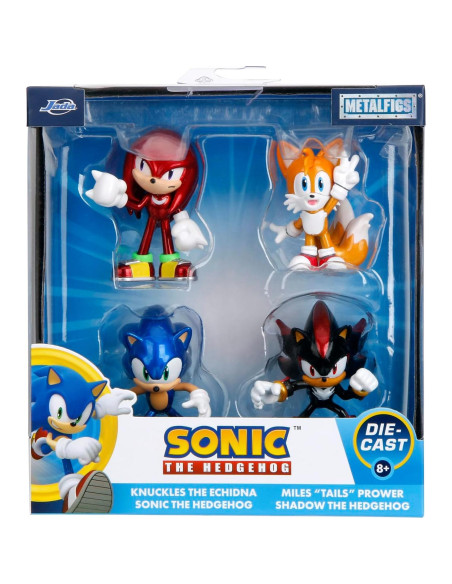 Figuras MetalFigs Sonic The Hedgehog Jada Toys 4-Pack 6.35 cm