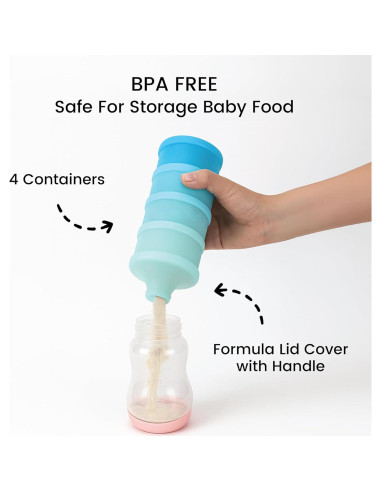 Apilador de Snacks Lulyboo 4 Tazas 8 oz Libre de BPA