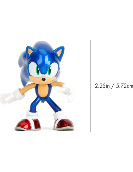 Figuras MetalFigs Sonic The Hedgehog Jada Toys 4-Pack 6.35 cm
