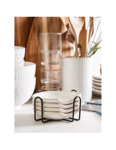 Soporte para Cuchara LE TAUCI Cerámica 4 Piezas + Soporte Metal 2