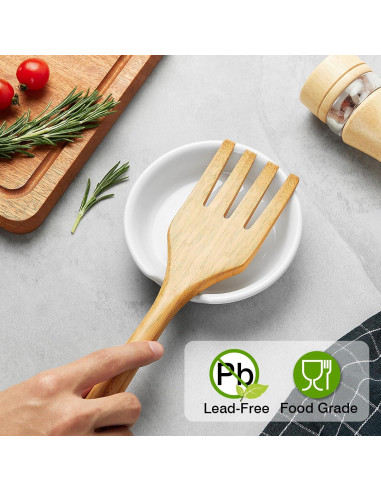 Set de 4 Soportes de Cuchara Cerámica Gencywe 12.2 cm