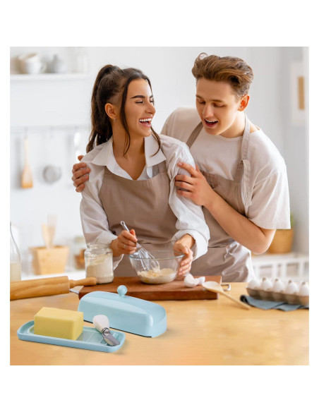 Plato de Mantequilla Nucookery Cerámica con Tapa Antideslizante