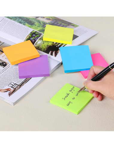 Notas Adhesivas Vanpad 3x3" Coloridas Paquete de 24 Pads