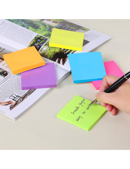 Notas Adhesivas Vanpad 3x3" Coloridas Paquete de 24 Pads Notas Adhesivas Vanpad 3x3" Coloridas Paquete de 24 Pads