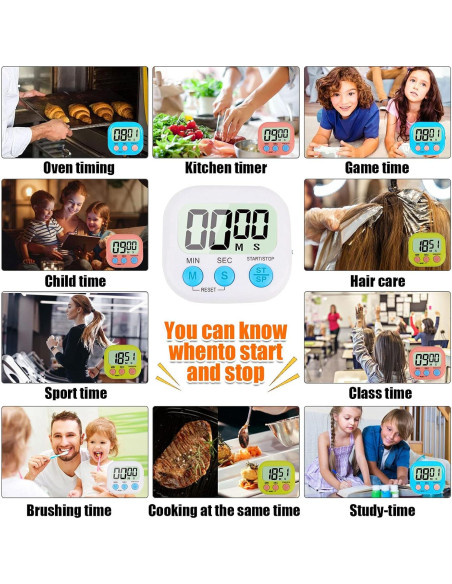 Temporizador Electrónico Multifuncional CHEMEILAI 4 Configuraciones