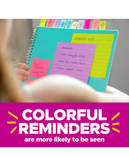 Notas Post-it 7.6x7.6 cm Fantasía Floral 18 blocs 100 hojas Notas Post-it 7.6x7.6 cm Fantasía Floral 18 blocs 100 hojas