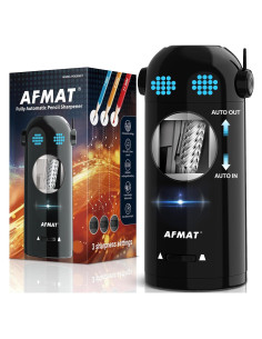 Sacapuntas Eléctrico Automático AFMAT Negro 7-11.5mm Recargable