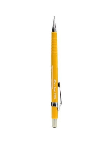 Lápiz de Dibujo Automático Pentel P290C 0.9mm Amarillo 6 Unidades